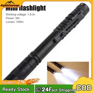 XPE R3 LED Pen Torch 150LM 3W Clip Aluminum Mini Penlight White