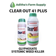 AFS Herbicide: Clear Out 41 Plus (Glyphosate) 1 liter - Same as Roundup, Grass Zero, etc.