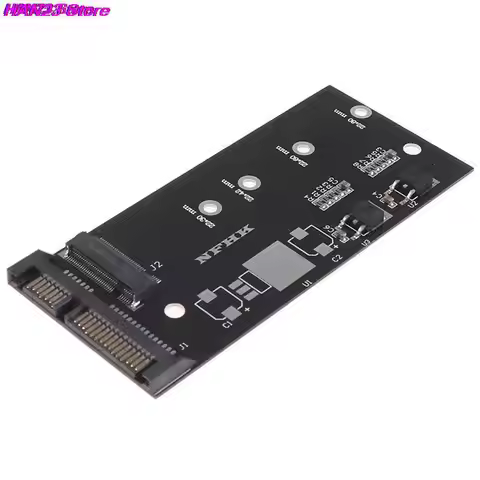 High Quality B+M key M.2 ngff ssd to m.2 sata 3 raiser m.2 to sata adapter expansion card