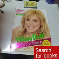 English books HILARY DUFF ALL ACCESS  Second-hand