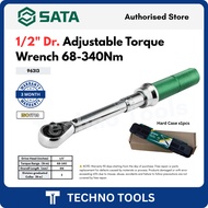 SATA 96313 1/2" Dr. Adjustable Torque Wrench 68-340Nm - SATA TORQUE WRENCH