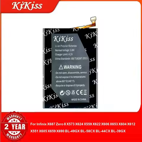 Battery For Infinix X687 Zero 8 X573 X624 X559 X622 X606 X653 X604 X612 X551 X605 X659 X690 BL-49GX 