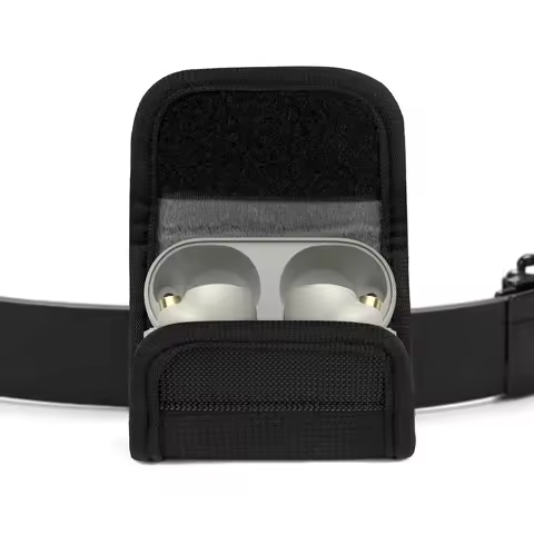 Geekria Earbuds Pouch Compatible with SONY WF-1000XM6 WF-1000XM5 WF-C710N, LinkBuds Open, Protective