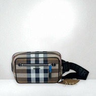 BURBERRY包包 格紋棉質相機CHECK腰包