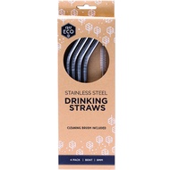 EVER ECO Stainless Steel Straws 4 Pack