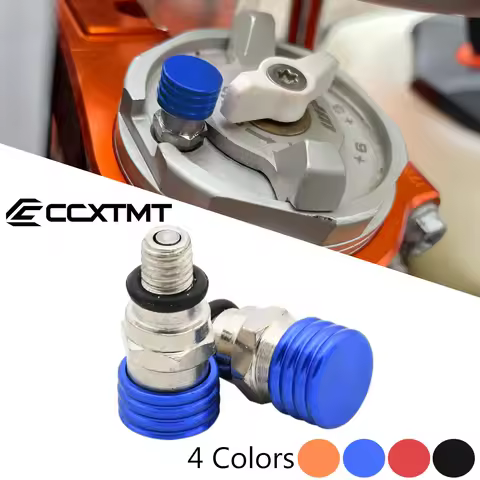 M5x0.8 Bleed Waterproof Front Fork Bleeder Relief Valve For Yamaha YZ TTR WR 125 250 450F Suzuki DRZ