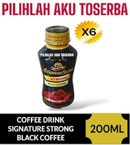 Kopi Kapal Api ( Coffee Drink ) Signature Strong Black Kemasan Botol- ( HARGA 6 BOTOL )