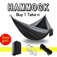 Hiking Outdoor Duyan Hammock 180kg Camping Foldable Ice Silk Hammock Adult Travel Hammock Buaian Gan