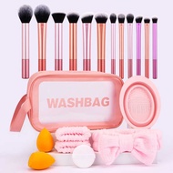 8 Long Tube Makeup Brush Set Box One Set Foundation Brush Loose Powder Brush Blush Brush Eyeshadow B