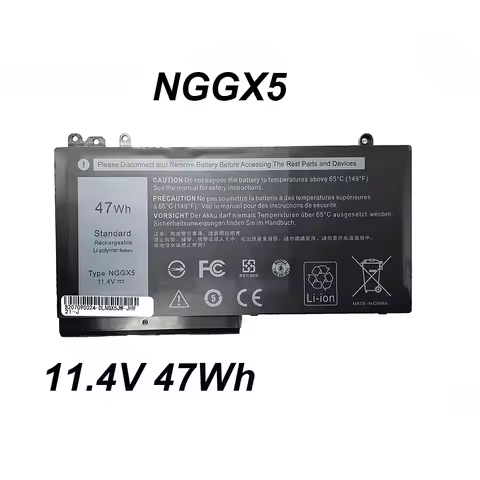 NGGX5 954DF JY8D6 11.4V 47Wh Laptop Battery For DELL Latitude E5270 E5470 M3510 E5570 E5550 Series T