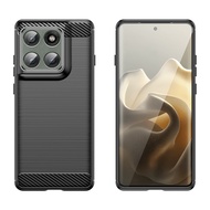 Soft Carbon Fiber Case for Moto Edge60 Pro Motorola edge60s pro Shockproof Phone Cover for moto edge