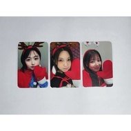 NMIXX starriver Christmas ver lily haewon sullyoon bae jiwoo kyujin photocard pob