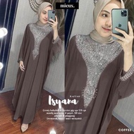 Kaftan Dresses isyana Gamis Dress Long Dress Pree order ETA 12 Hari