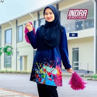 PLUS SIZE TSHIRT MICROFIBER SUBLIMATION PRINTING NURSING PLUS SIZE XS-6XL INDRA/BAJU HARI SUKAN NEGARA 2023/BAJU RUMAH SUKAN MUSLIMAH