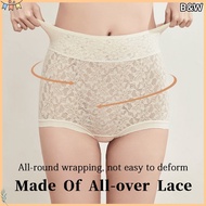 Breathable Lace High-Waist Panties - Veimia-JP Women's Seamless Comfort Fit