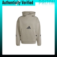 Adidas ZNE Hoodie Sweatshirt Mens Earth Umber JE3071