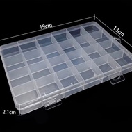 Plastic Storage Box TransparentBENING Grid Box with 24 Slots