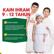KAIN IHRAM REMAJA BUDAK LELAKI 9- 12 TAHUN KAIN IHRAM INSTANT SIAP GETAH