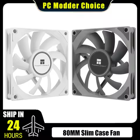 Thermalright TL-8015 80mm Slim Case Fan, 15MM Ultra-thin for Mini ITX Case CPU Radiator Fan Cooler, 