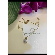 Box necklace / diamond necklace