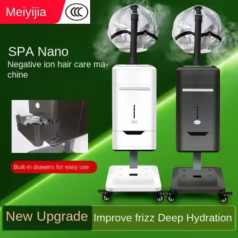 Hot Selling Cap Portable Micromist Hair Steamer Machine Professional Barber Shop 2 in 1 Nanomist & O