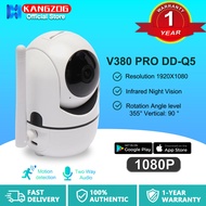 KANGZOG V380 Pro Cctv camera for house wireless Hd 1080p wifi 360° wireless indoor camera Two-way voice Motion detection