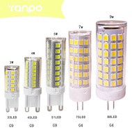 Led Ceramic Corn Light Bulb 9W 7W 5W 4W 3W  Lamps Bright Lights Cool White Mini SMD 2835 Headlight 3