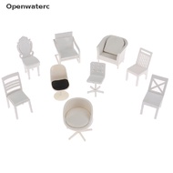Openwaterc 1:20 Dollhouse Miniature Furniture Chair Sofa Stool Model Doll House Decor Toy ID