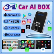 👍 𝟒+𝟑𝟐𝐆 Carplay Ai Box Carplay Car Ai Box Wireless Carplay Adapter Android box Apple Carplay Dongle