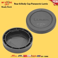 Rear Lens Cap Cover & Front Body Cap Camera Panasonic Lumix G MFT M4/3 Camera Body Cover & Rear Cove