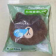 全家便利商店耍LINE絨毛抱抱枕-熊大@布偶娃娃玩具公仔玩偶