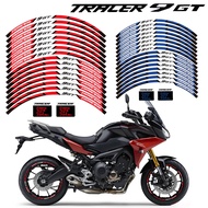 For YAMAHA TRACER 900 GT TRACER900 TRACER 9 GT Reflective Motorcycle Wheel Stickers Hub Rim Stripe