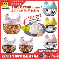 🔥HADIAH FREE GIFT🔥 SAIZ BESAR 30 BIJI TELUR BEKAS TELUR AYAM EGG BASKET CERAMIC BAKUL TELUR BEKAS TELUR AYAM