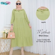 baju gamis midi dress muslim wanita MITHA