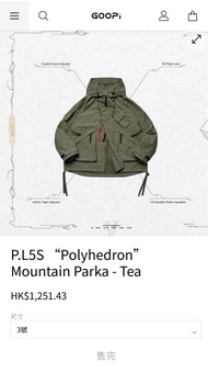 GOOPI P.L5S "Polyhedron" Mountain Parka