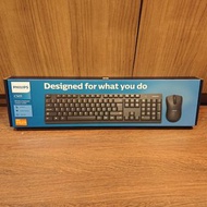 門市全新現貨‼️ Philips 飛利浦 2.4GHz 無線鍵盤滑鼠套裝 C501 (SPT6501B)