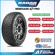 Radar Renegade AT Pro 20" Tyre 265 285 275 295 50 55 33 35 12.5 R20 4X4 4WD (1 Tire)