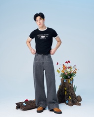 Niyom Jeans collection INDIGO : รุ่น  B315 กางเกงยีนส์ ทรงกระบอกใหญ่