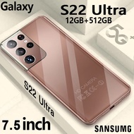 【COD】Ori Smartphone Sansumg Galaxy S22 Ultra 7.5 inch Full Scree Handphone Murah Original S23 Ultra 