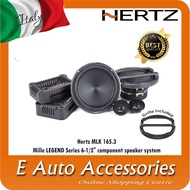 Hertz Mille Legend MLK 165.3 6.5 Inch 2 Way Component Car Speaker System