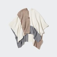 UNIQLO Souffle Yarn 2WAY 拼色披巾/圍巾
