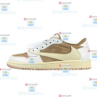 NIKE  Travis Scott x Air Jordan AJ1 Low OG SP TS聯名軍綠倒鉤7.048 波鞋 板鞋 籃球鞋 運動鞋