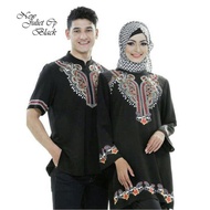 Baju Gamis Batik Couple - Baju Muslim Kapel - Kapelan DRS043