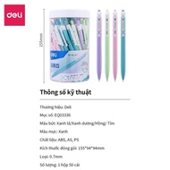 Box of 50 ballpoint pens 0.7 blue ink deli xtream Q03336