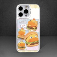 水豚噜噜汉堡17情侣手机壳16数码15pm卡通14|13|12|11xCapybara Lulu Burger 17 Couple Mobile Phone Shell 1620260529