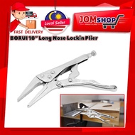 *Industrial Grade* 10inch 254MM Locking Pliers Long Nose Straight Jaw Lock Vise Grip Clamp Hand Tool