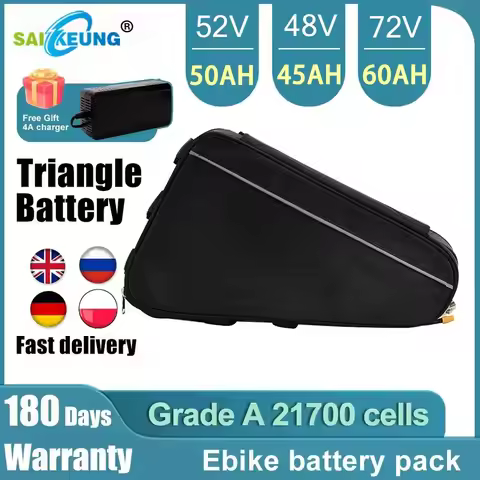 Originele 36v48V 52V Batterij Bafang 25ah 30ah 35 40ah 50ah Batterij EBike 60V 72V 50AH 60Ah Lithium