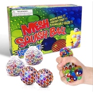 Squishy Ball Rainbow Squisi Colorful Ball Net