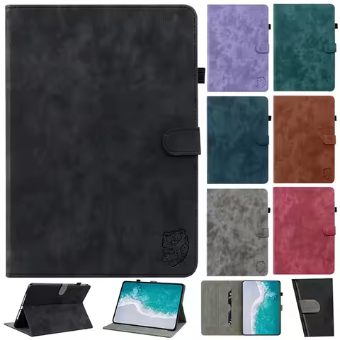 Leather Case for Samsung Galaxy Tab A11 A9 + 8.7 Plus S5e T720 Tablet Cover Tab A 10.1 T510 A8 X200 