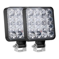 ไฟสปอตไลท์ LED 4X4 12V 24V สําหรับรถจี๊ป รถบรรทุก รถแทรกเตอร์ SUV ATV